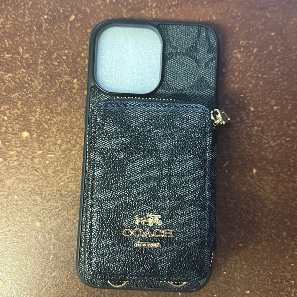 Wallet phone case for iPhone 14 pro max crossbody strap